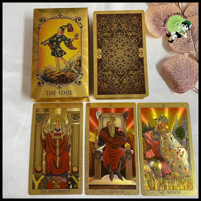 Tarot Deck Classique 12x7cm pour Débutants avec Guide Papier - Unique - Jeux de cartes tarot artistiques