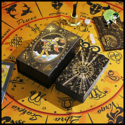 Tarot en Feuille d’Or - d’or - Jeux de cartes tarot artistiques