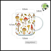 Tasse en Verre Résistante à la Chaleur avec Motif de Champignon - 450ML - Ustensiles cuisine spécifiques aux champignons