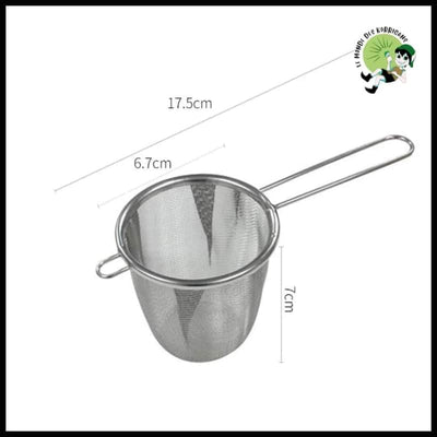 Tea Infuser avec poignée en acier inoxydable - 1 - Thés et infusions biologiques relaxants