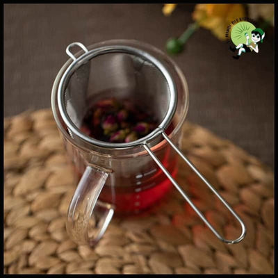 Tea Infuser avec poignée en acier inoxydable - 1 - Thés et infusions biologiques relaxants