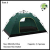 Tente Camping Automatique Étanche - J 2x1.5M Vert - Tentes légères avec motifs naturels