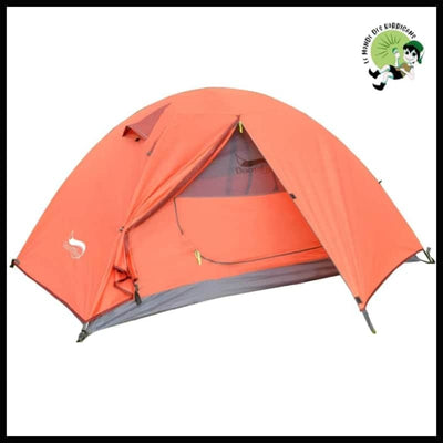 Tente Camping Légère 1-3 Personnes - 1 Personne Orange - Tentes légères avec motifs naturels