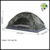 Tente de Camping Ultralégère Anti-UV - Camouflage - Tentes légères avec motifs naturels