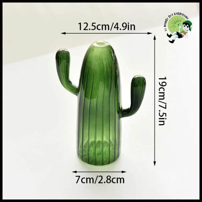 Vase Créatif en Forme de Cactus pour Plante - 06 - Bougeoirs sculptés à la main