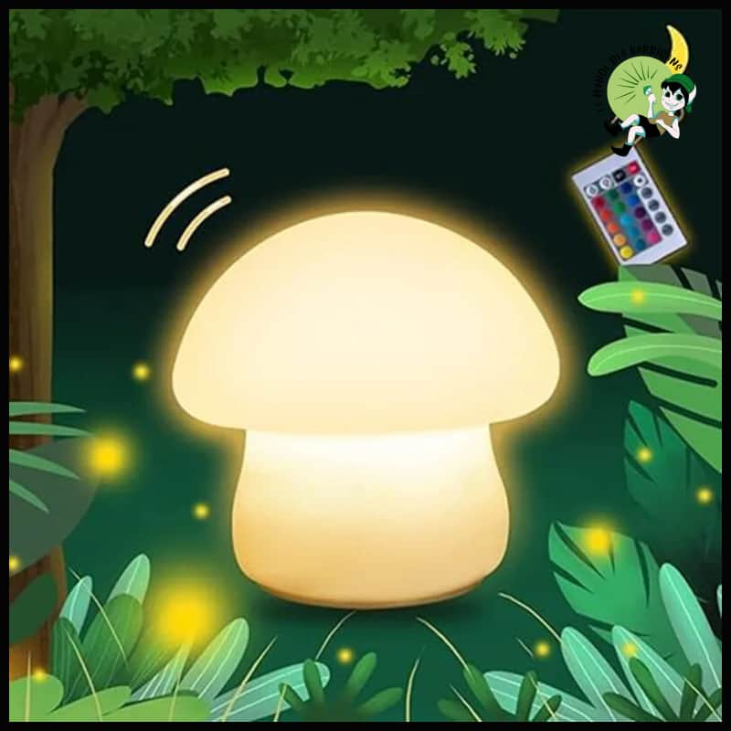 Veilleuse Champignon LED Rechargeable - Réglable - Lampes et éclairages en forme de champignon