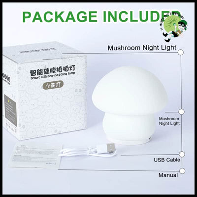 Veilleuse Champignon LED Rechargeable - Réglable - Lampes et éclairages en forme de champignon