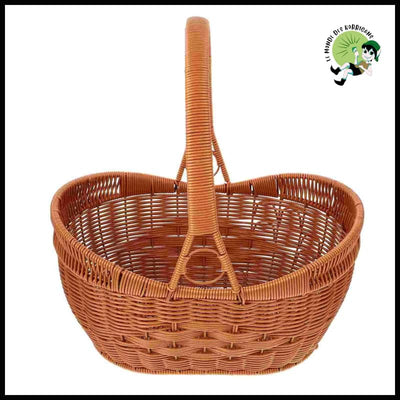 Woven Basket Mushroom Christmas Treat Containers Seagrass Baskets Pp Hand-made Vegetable - As Shown